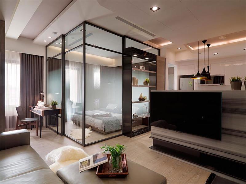 深圳罗湖住宅装修：禅意风格的一居室！