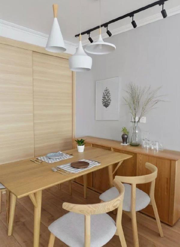 西安家装公司：68㎡北欧日式混搭一居室装修，原木色设计！