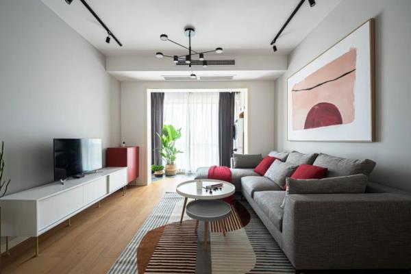 上海家装公司：80㎡房子装修，现代北欧风格设计！