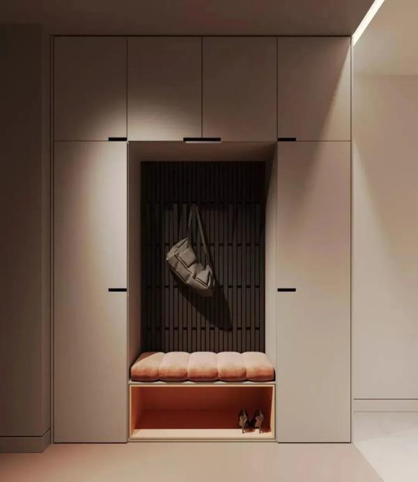 荆州室内装修公司：灰粉色设计不甜也不腻，氛围感装修的恰好！
