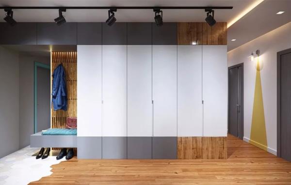 深圳装修设计公司：小户型如何设计衣帽间，门厅稍微改造一下就行！