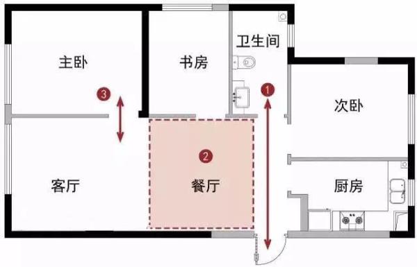 杭州装修设计公司：入户门正对卫生间怎么改？