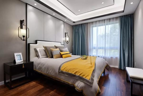 广州装修公司：新中式风格卧室，专属于中国人的美！