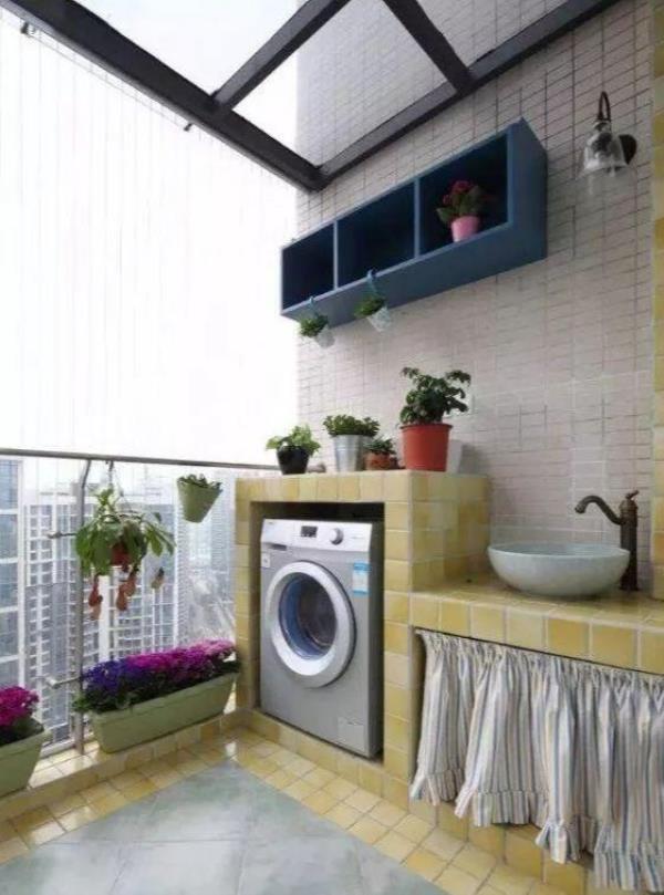 青岛装修设计：阳台安装洗衣台时，要注意这八个细节！
