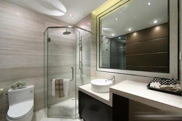 青岛室内装修：卫生间灯光设计需要遵循四种原则！