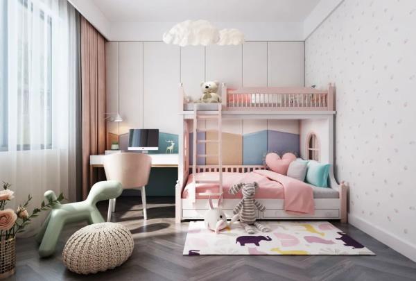 成都室内装修：小户型的儿童房有必要做上下床吗？