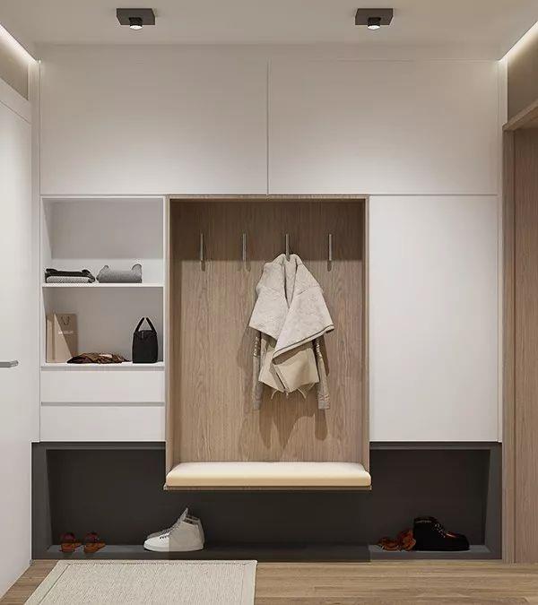 杭州室内装修公司：一些“逆天”的门厅鞋柜+衣柜玄关设计！