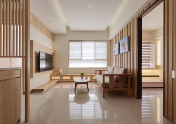 原木色的日式空间，家居氛围很温馨！