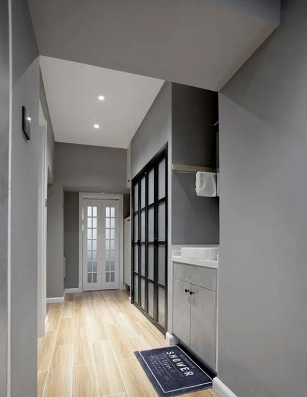 沈阳装修设计：47㎡单身公寓居然改出两间卧室，有个性又实用！