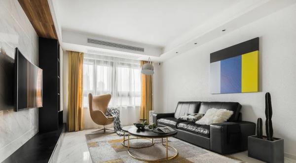 上海装潢公司：110㎡房屋装修，现代主义风格设计！