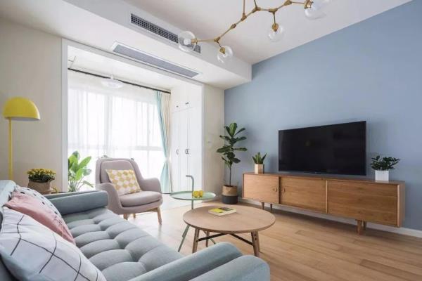 郑州装修公司：81㎡北欧风小户型二居室，清新舒适！