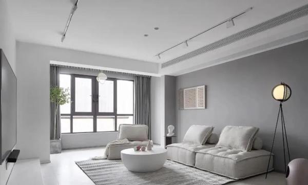 郑州装修公司：120㎡极简风新房，三居室户型！