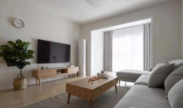 郑州装修设计公司：90㎡日式三居室新房，温和淡雅！