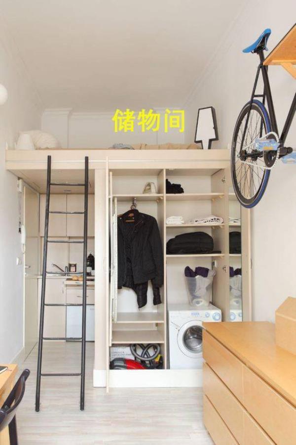 青岛室内装修：房屋装修时给床铺做上铺设计，多个储物间！
