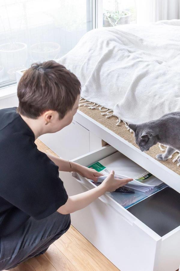 郑州装潢公司：105㎡房屋装修，一人一猫独居！