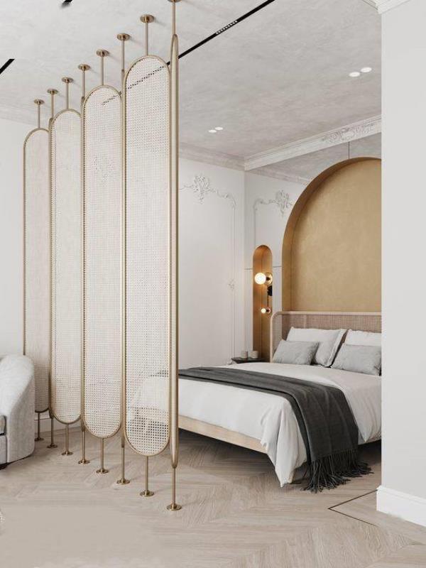 长沙装饰公司：卧室别再砌墙做隔断，这种设计实用多了！
