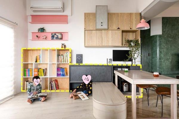 深圳龙岗装修公司：小户型房子装修，餐厅厨房做开放式！