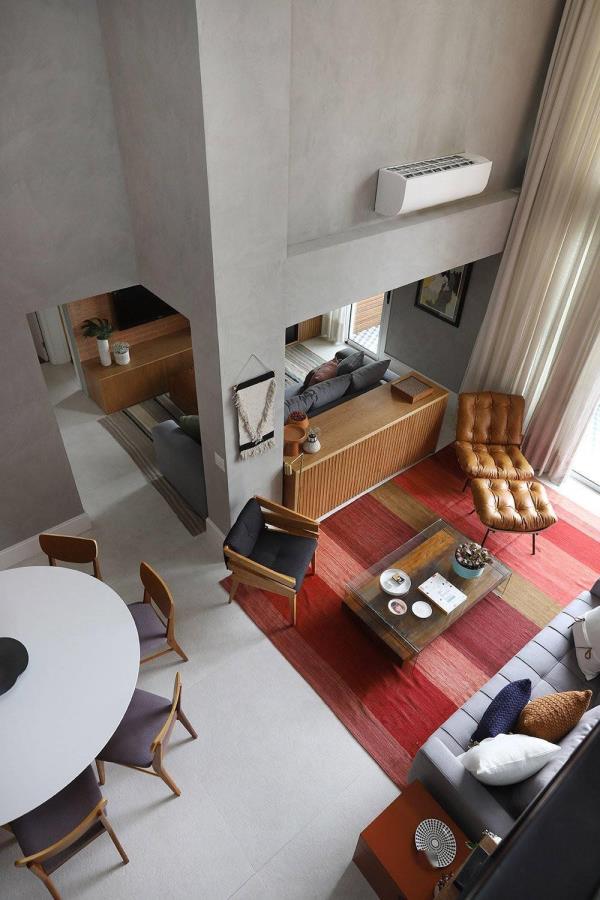 上海室内装修：110㎡两层复式房装修，双客厅设计！