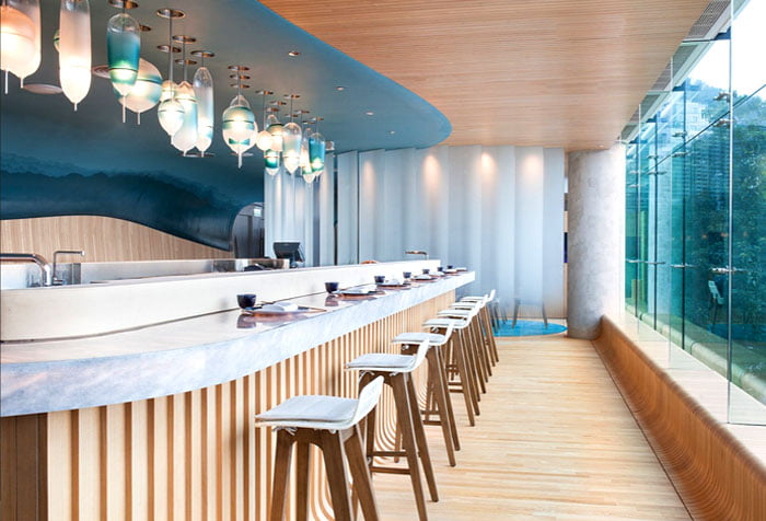 海洋主题餐厅装修设计效果图