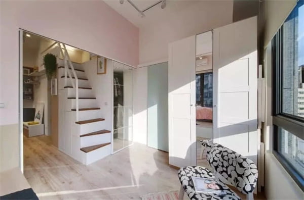 上海室内设计：两居室小公寓装修，浪漫而又温馨!