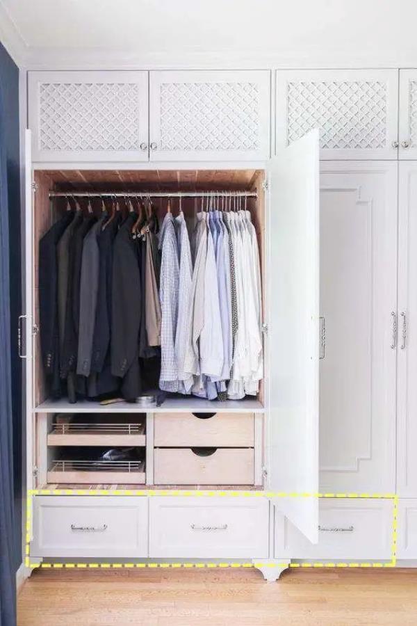 衣柜抽屉这样设计更实用！