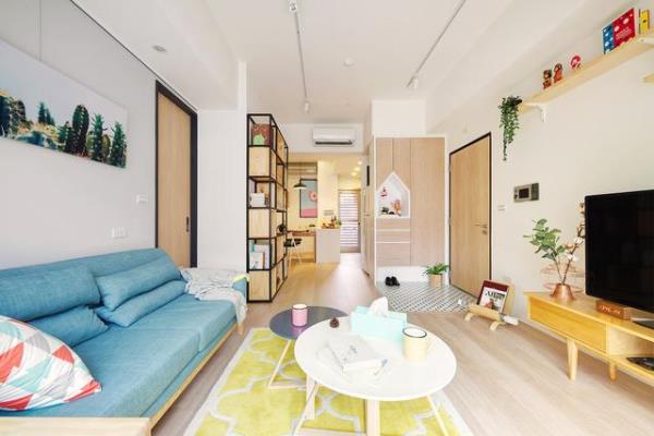 深圳盐田房屋装修：温馨舒适的两居室！