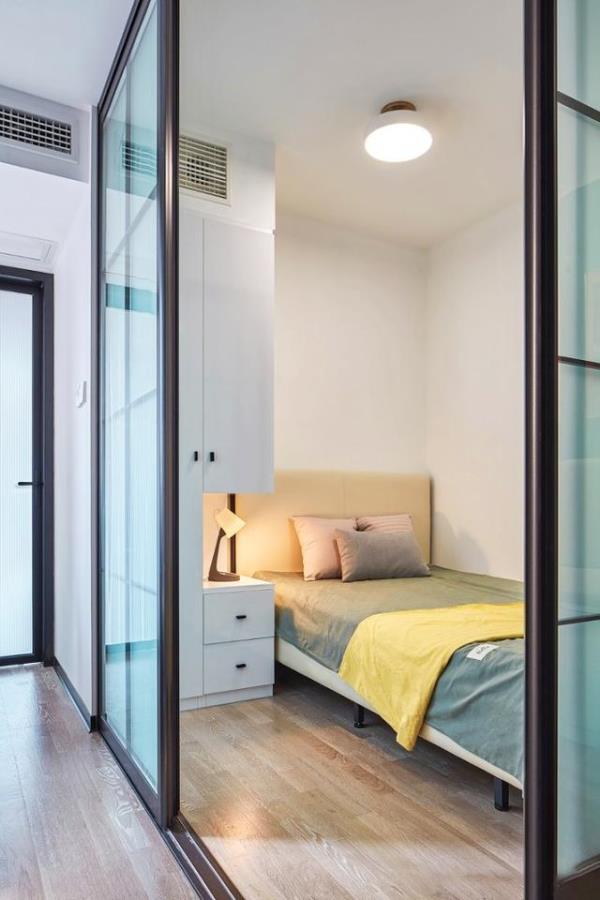 深圳学区房装修：单身公寓改成两室两厅！