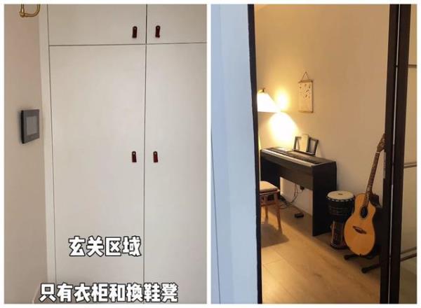 深圳龙岗房子装修：玄关旁附赠了一个小屋！