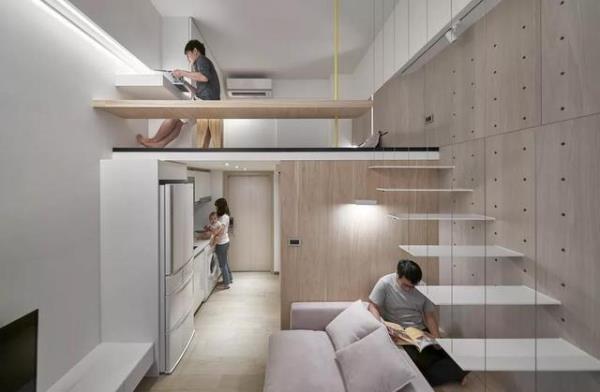 深圳公寓装修：充分利用层高的简约设计！