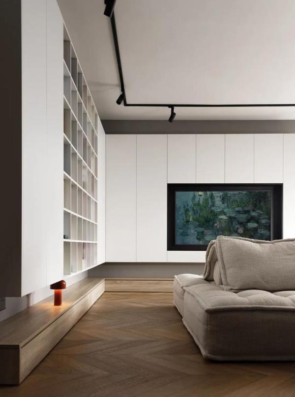 深圳新房装修：经典的黑白+木色搭配！