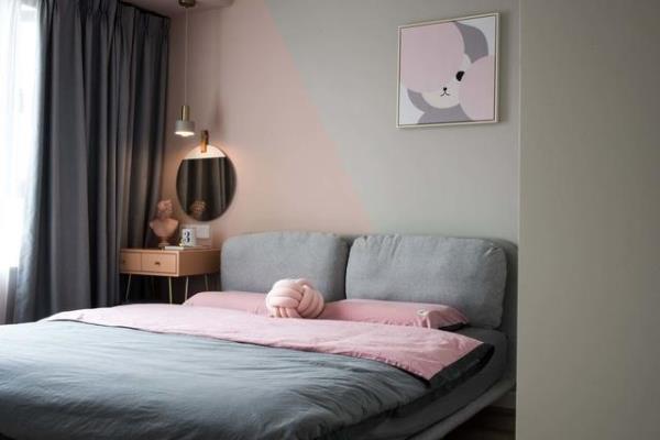 深圳家庭装修：以粉红色为主的软装设计！