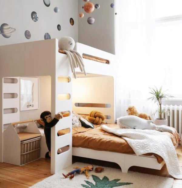儿童房装修，上下床还可以这样设计！